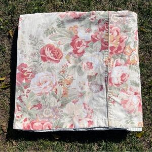 VTG Cottage Country Shabby Duvet Cover Reversible Roses Stripes Ralph Lauren?